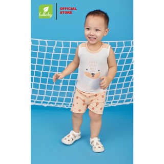 LULLABY - NH825R - Bộ sát nách bamboo bé trai/bé gái