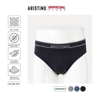 Quần lót nam tam giác ARISTINO sịp nam dáng brief chất poliamide cao cấp mềm mại, thoáng khí kháng khuẩn - ABF08103