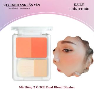 Phấn má hồng 3ce dual blend blusher - mamacita