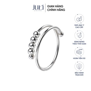 Nhẫn bạc thời trang cao cấp, chạm khắc tinh xảo, thiết kế dành riêng cho Nữ | 100% bạc Ý | N965 JULI JEWELRY