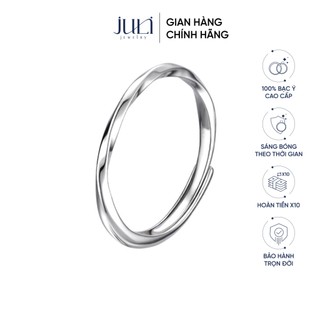 Nhẫn bạc thời trang cao cấp, thiết kế sang trọng tinh tế | 100% làm bằng bạc Ý trắng sáng lung linh | N972 JULI JEWELRY