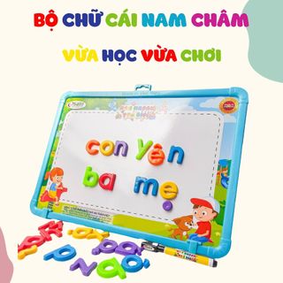 Bảng Nam Châm Học Chữ Cái Tiếng Việt Benrikids Giúp Bé Nhận Biết Con Chữ Và Ghép Vần Đồ Chơi Thông Minh
