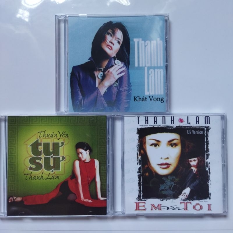 Bộ 3 cd Thanh Lam phono