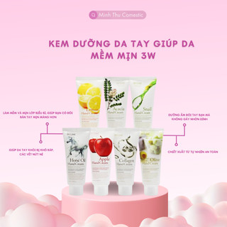 Kem Dưỡng Da Tay Giúp Da Mềm Mịn 3W Clinic 100ml