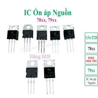 IC ổn áp Nguồn 7805 Combo 5 Con 1.5A TO-220 - linh kiện điện tử QUỲNH DIỄN
