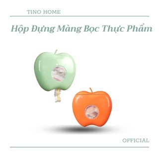 Hộp Đựng Màng Bọc Thực Phẩm Hình Quả Táo Sang Chảnh Dán Treo Tường Chắc Chắn Tiện Lợi (TVQ Store)