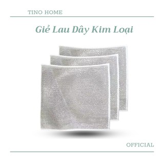 Set 5 Giẻ Lau Bếp Dây Kim Loại Đa Năng Lau Bát Đĩa Cọ Xong Nồi Chống Bám Dầu Tiện Dụng Sử Dụng TVQ Store