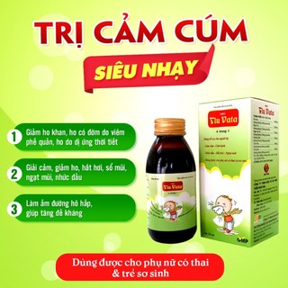 Siro Flu Vata hỗ trợ giải cảm, giảm ho, tăng đề kháng