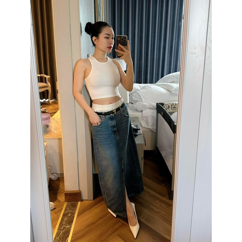 chân váy zara size s authentic