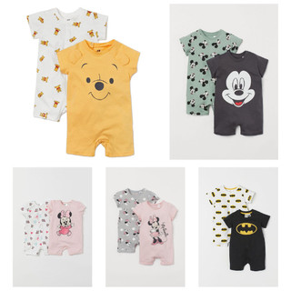 Set 2 romper body đùi đồ liền thân bé trai bé gái hm s2rp