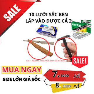 Vỉ 10 Lưỡi Dao Lam DOCCO Dao Cạo Râu