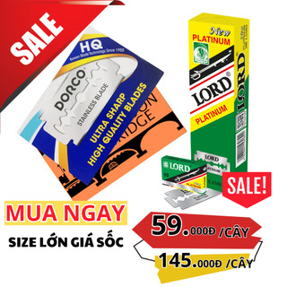 1 Cây Dao cạo râu LORD Platinum - hộp 200 lưỡi