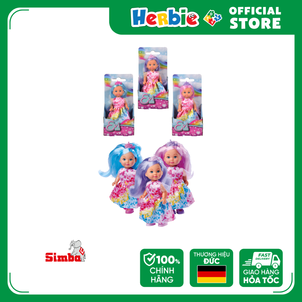 Đồ Chơi Búp Bê EVI LOVE Princess 105733634 - Herbie Toys