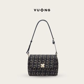 Túi xách Vuông Shop®️ vải tweed sang trọng đeo vai và đeo chéo vừa điện thoại đi tiệc đi chơi thanh lịch