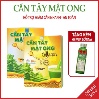 Nước Uống Detox giảm cân Bột cần tây mật ong Collagen nước Uống Giảm Mụn giữ dáng đẹp da thanh lọc cơ thể