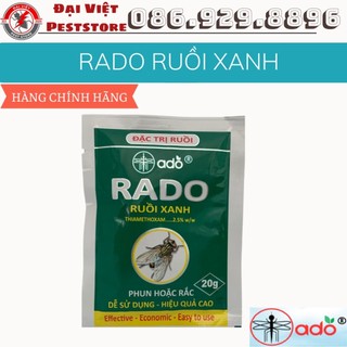 Rado ruồi xanh - bả đặc trị ruồi hiệu quả