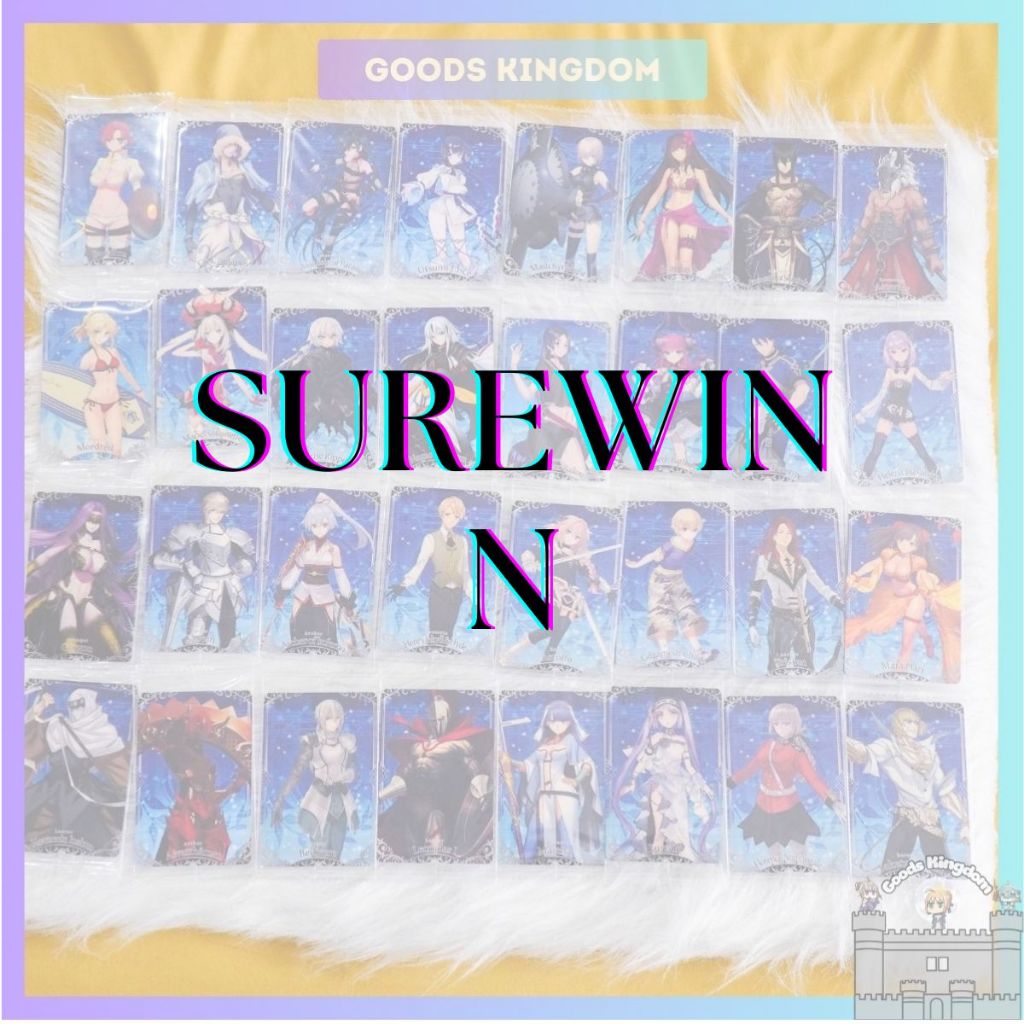 Thẻ bài sưu tầm bánh xốp Wafer Fate Grand Order - Sure win thẻ N