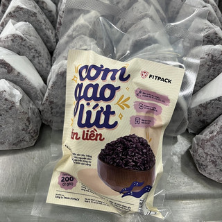 [Hoả Tốc] Combo 1kg Cơm gạo lức ăn liền Fitpack 200g