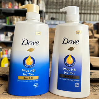 Dầu gội xả dove 1.4kg, 640g, 880g phục hồi hư tổn
