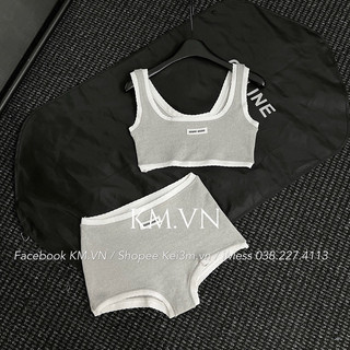 (Ảnh thật - có sẵn) Bikini MIIUMIIU 2 màu FREESIZE