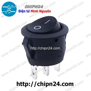 Công tắc tròn đen 3 chân