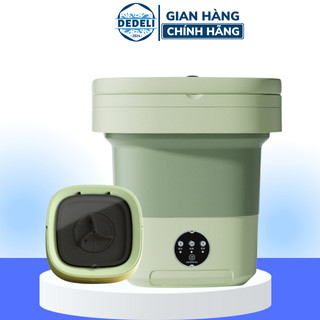 Máy giặt mini gấp gọn, máy giặt đồ lót tất vớ giặt đồ cho bé dung tích 6l tự vắt khô khử khuẩn blue ag bảo hành 12 tháng