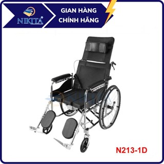 Xe lăn Cho Người Già Hỗ Trợ Ngả Lưng, Dễ Dàng Sử Dụng, Chính Hãng Nikita 2025