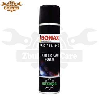 Làm sạch bảo dưỡng da xe ô tô SONAX Leather Care Foam, chai 400ml