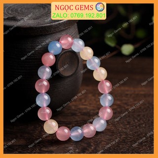 Vòng tay đá phong thuỷ mix nhiều màu – vòng tay đẹp xinh xắn