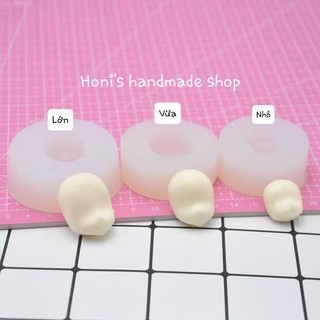 Khuôn Silicone Mặt Nữ Chibi Búp Bê Nặn Đất Sét Nhân Vật Mô Hình
