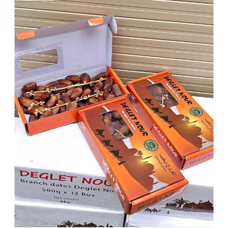 Hộp 500Gr Chà Là Sấy Dẻo - Nguyên Cành Israel
