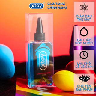 Gel bôi trơn XTOY LURBICATING KING ICE COOL, giảm đau cho lgbt, gay, less, the mát, gốc nước - 85ml