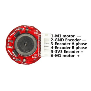 GM25-370 Động Cơ Encoder Giảm Tốc 350rpm 12VDC