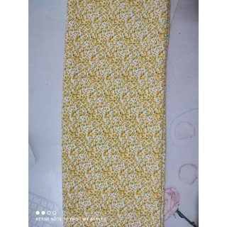 [HCM]2m Vải lụa lạnh hoạ tiết hoa nhí (3) - lụa Mango chính phẩm