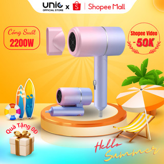 Máy Sấy Tóc Mini METIS Gấp Gọn Công Suất Lớn 2200W Tạo Kiểu Tóc Chuyên Nghiệp Chuẩn Salon