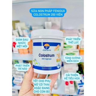 Sữa non Pháp Fenioux Colostrum 200 viên