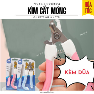 Bộ kìm cắt móng chó mèo, kèm cắt móng mèo