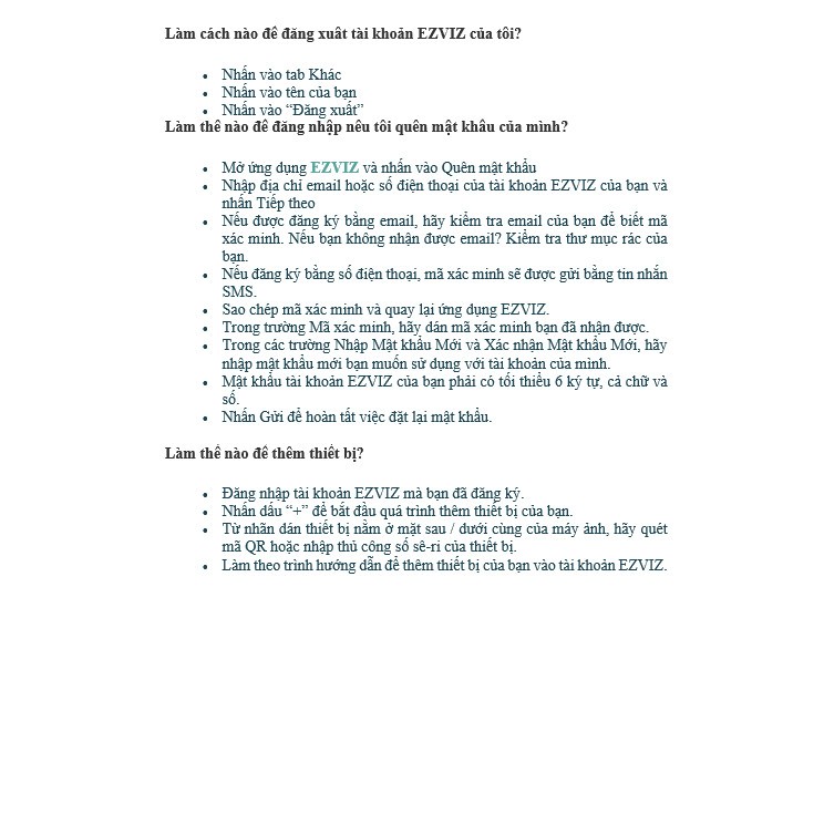 Camera wifi quay quét 2MP Ezviz C6N