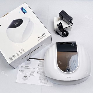 Máy hơ tích điện sun 23p chính hãng 268w 36 bóng đèn - máy hơ gel sun 23p cao cấp, đẹp và bền, hơ 2 tay