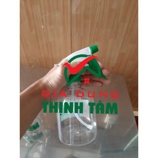 [THỊNH TÂM] BÌNH XỊT TRONG SUỐT ĐỨC ĐẠT 0,5L TR 501