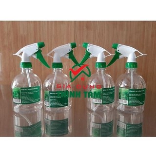 [THỊNH TÂM] BÌNH XỊT TRONG SUỐT ĐỨC ĐẠT 0,5L TR 501