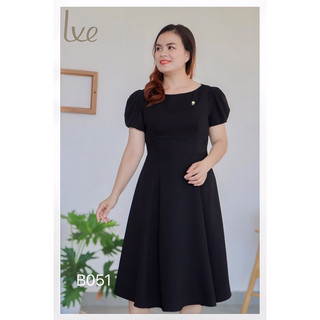 Đầm trung niên bigsize 55-100kg  thiết kế cao cấp. Đầm bigsize cho mẹ dáng xoè dài qua gối
