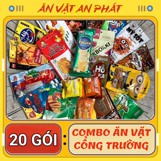 COMBO Đồ Ăn Vặt Tuổi Thơ Cổng Trường 1k 20 Gói - An Phát Food