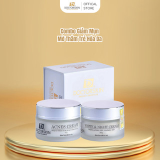 Combo Kem Giảm Mụn Mờ Thâm Dưỡng Sáng Làm Mịn Da Doctorskin 30g