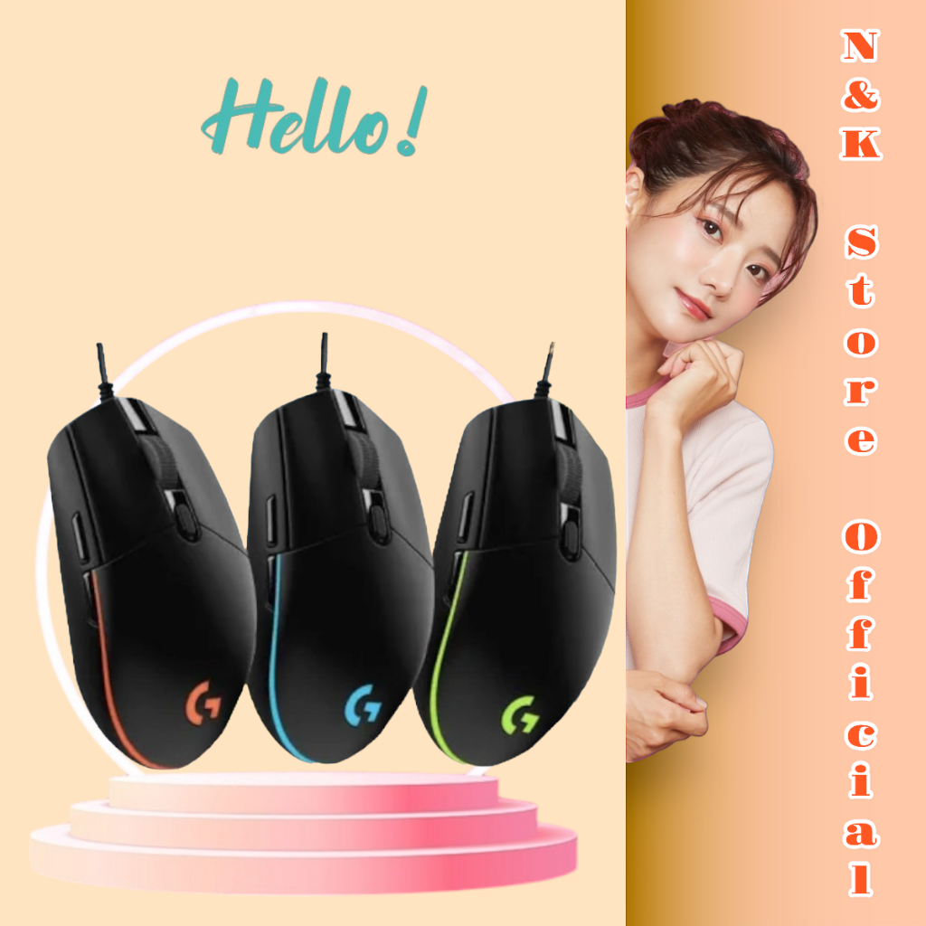 Chuột game Logitech G102 - (Led đổi màu)- HÀNG CÔNG TY độ nhạy thiết kế cho game đỉnh, kiểu dáng trẻ trung năng động