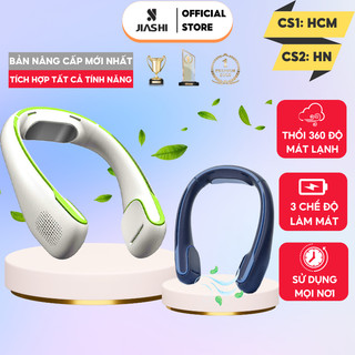 Quạt Đeo Cổ JIASHI Làm Mát Tức Thì Pin 3600mAh 3 Tốc Độ Tùy Chỉnh Sử Dụng Lên Đến 10H Chính Hãng QDC01