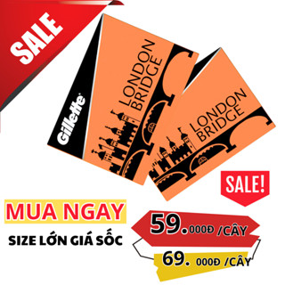 Vỉ 100 Lưỡi dao lam Gillette London Bridge