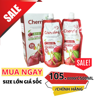 Nhuộm đen phủ bạc tóc Cherries chuyên gia phủ tóc bạc Sena Selena , Hoa Anh Đào Kurashiki 450mlx2