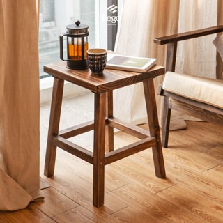  Bàn trà cafe chân gỗ tự nhiên FEGO cao 55cm phong cách vintage cổ điển dùng cho gia đình và các quán cafe 