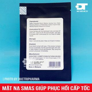 Mặt nạ SMAS giúp phục hồi da cấp tốc